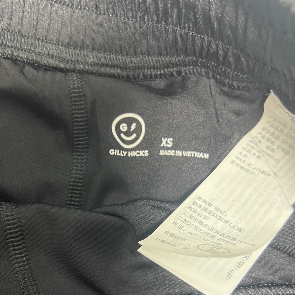 Gilly Hicks Black Women’s Athletic Layered Shorts - Picture 3 of 4